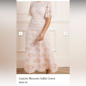 BHLDN Needle & Thread Lunette Blossom Gown